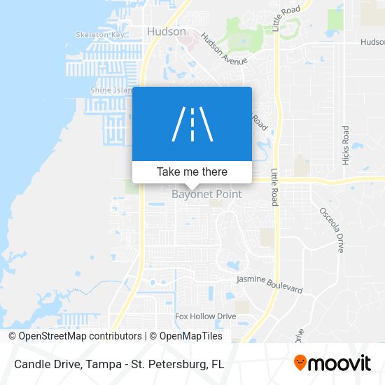 Candle Drive map