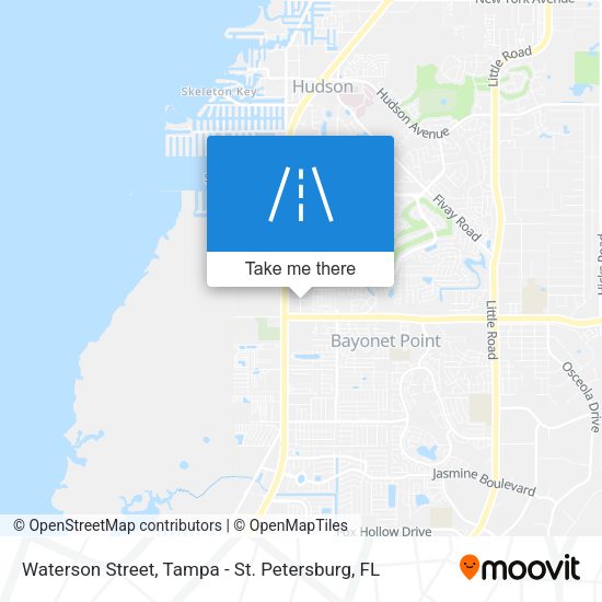 Waterson Street map