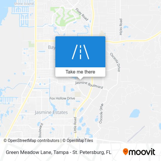 Green Meadow Lane map