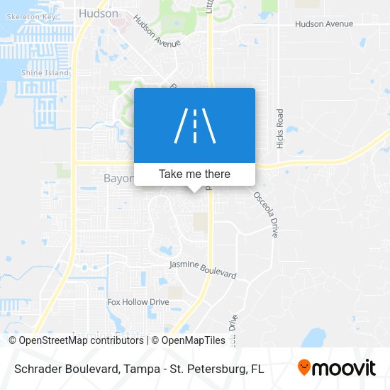 Schrader Boulevard map