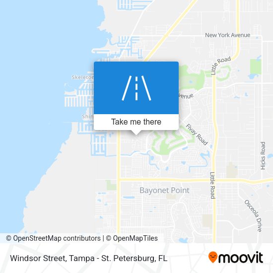 Windsor Street map