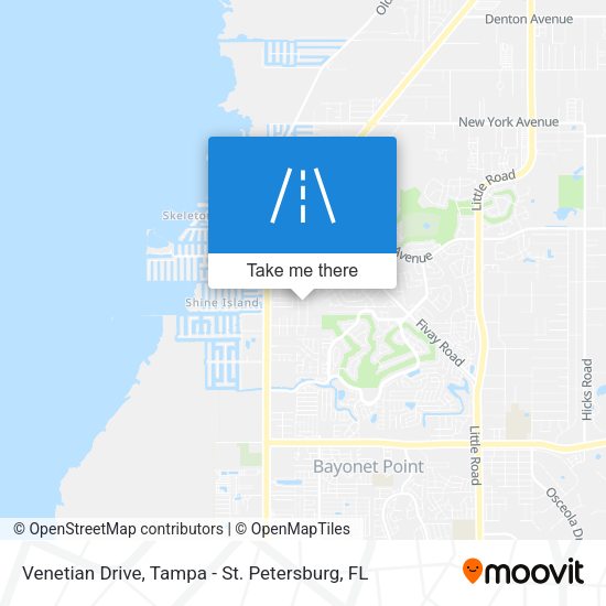 Venetian Drive map