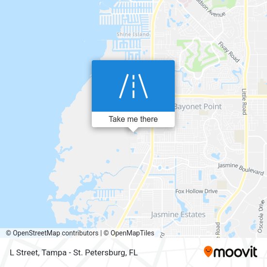L Street map