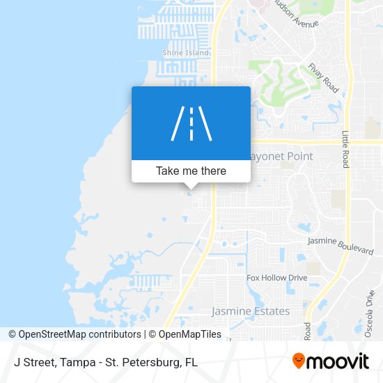 J Street map