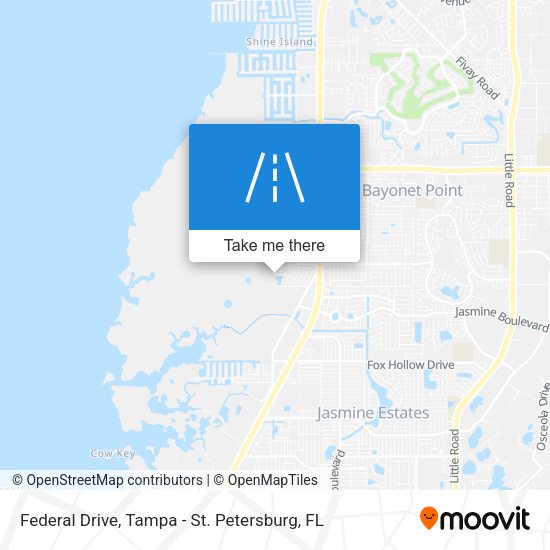 Federal Drive map