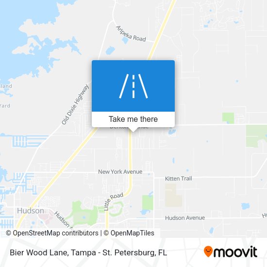 Bier Wood Lane map