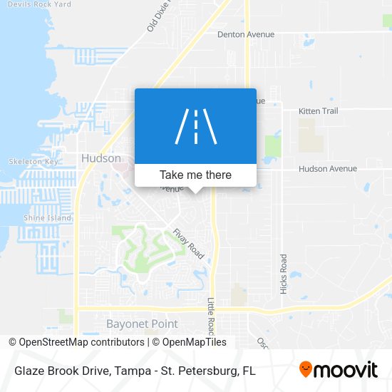 Glaze Brook Drive map