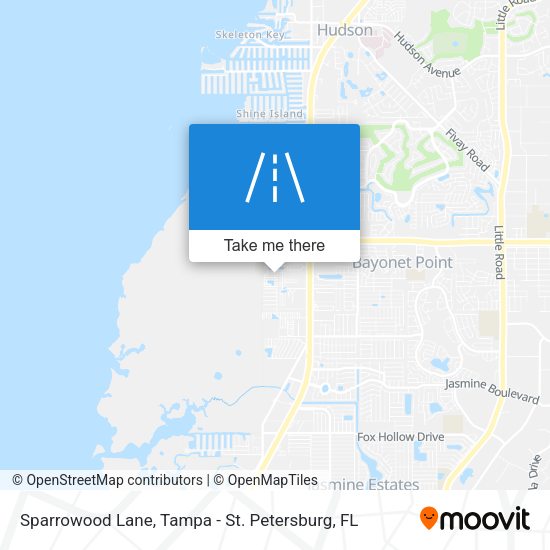 Sparrowood Lane map