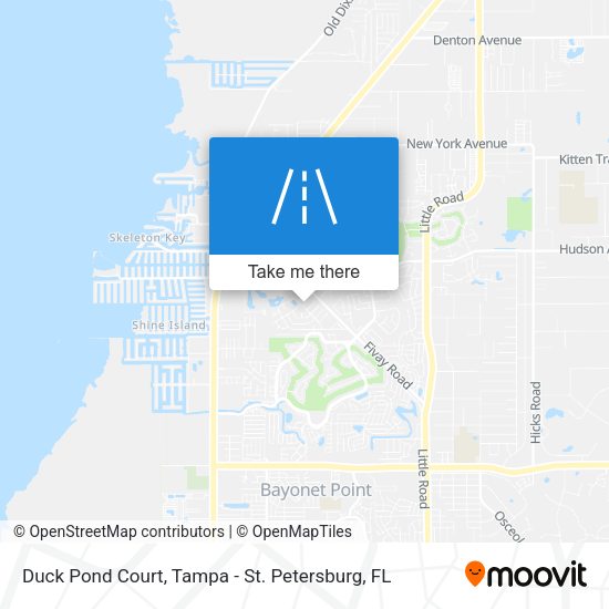 Mapa de Duck Pond Court