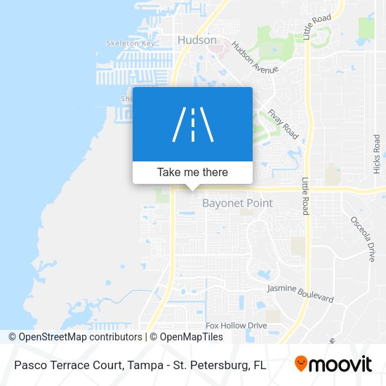 Pasco Terrace Court map