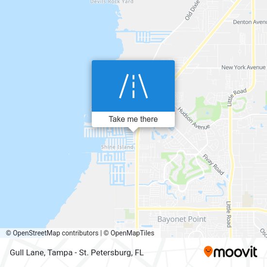 Gull Lane map