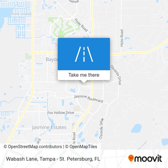 Mapa de Wabash Lane