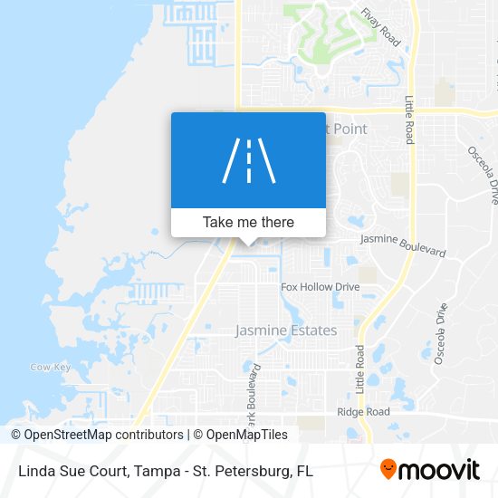 Linda Sue Court map