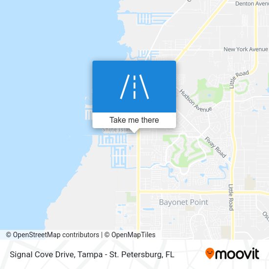 Signal Cove Drive map