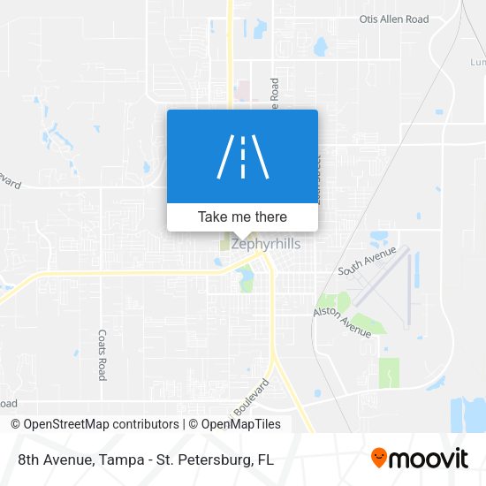 8th Avenue map