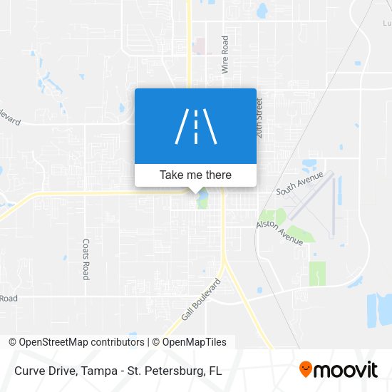 Curve Drive map