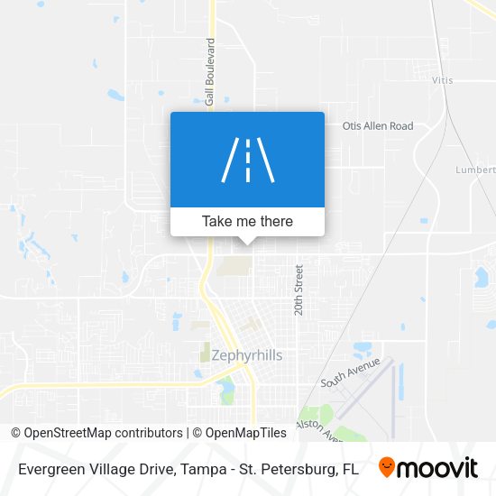 Evergreen Village Drive map