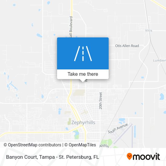 Banyon Court map