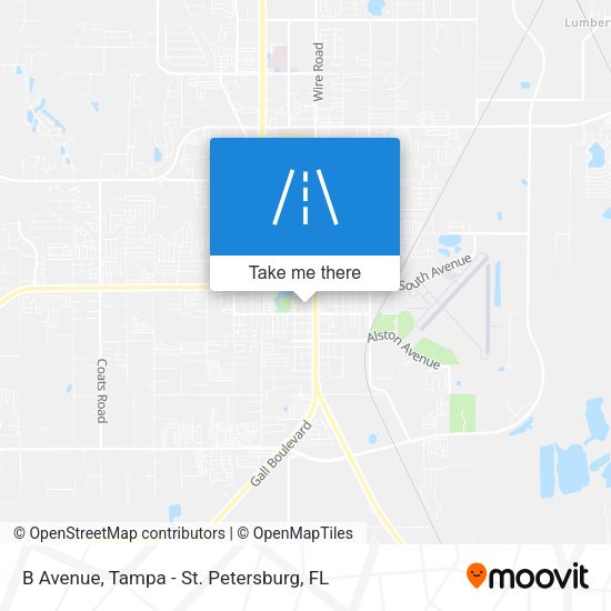 Mapa de B Avenue