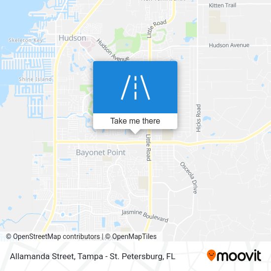 Mapa de Allamanda Street