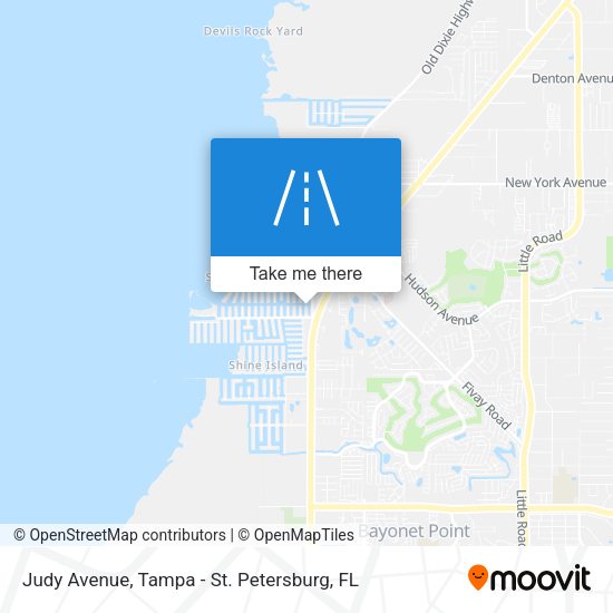 Mapa de Judy Avenue