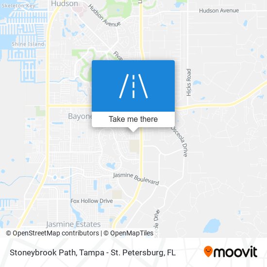 Stoneybrook Path map