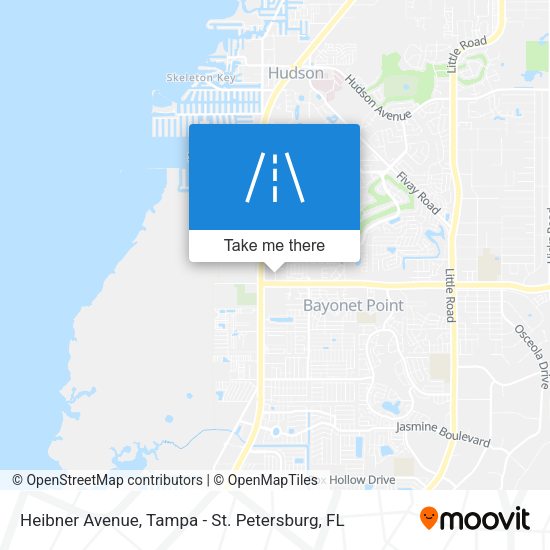 Heibner Avenue map