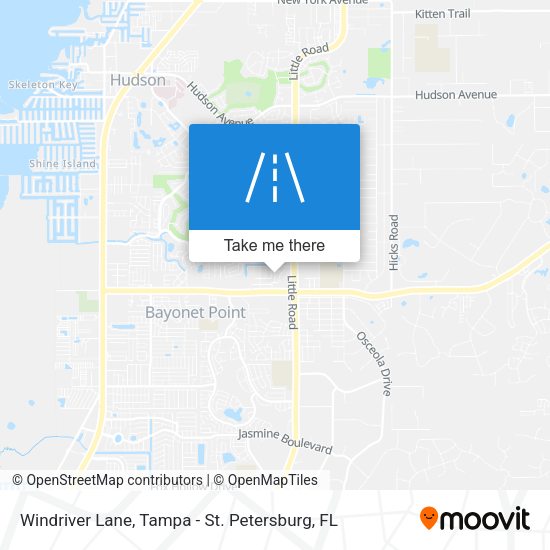 Mapa de Windriver Lane