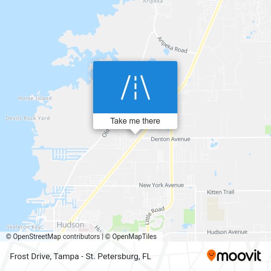 Frost Drive map
