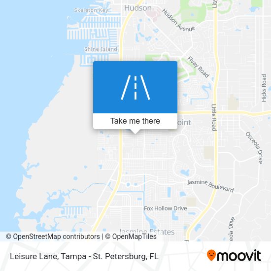 Leisure Lane map