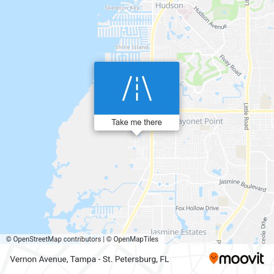Vernon Avenue map