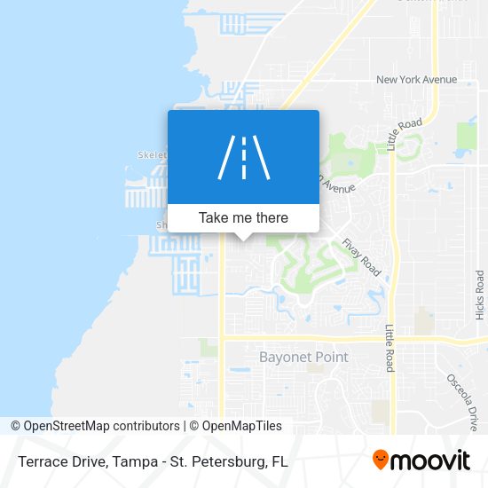 Terrace Drive map