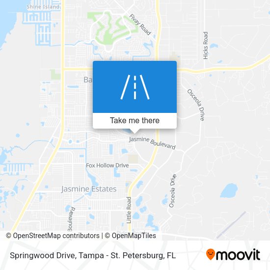 Mapa de Springwood Drive