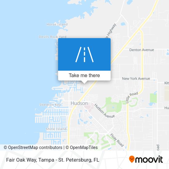 Fair Oak Way map