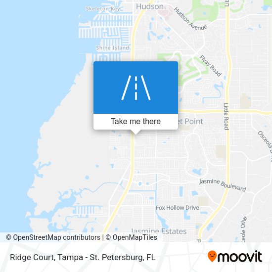 Ridge Court map