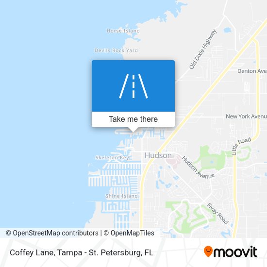 Coffey Lane map