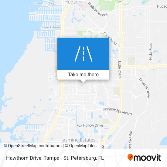 Mapa de Hawthorn Drive