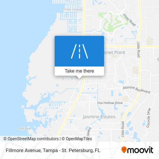 Fillmore Avenue map