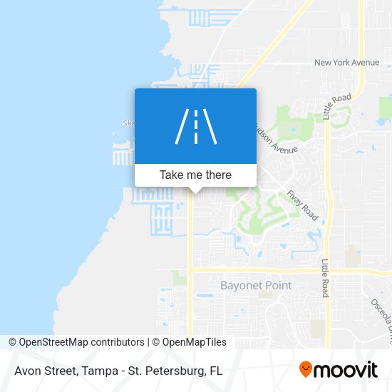 Avon Street map