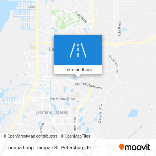 Tonapa Loop map
