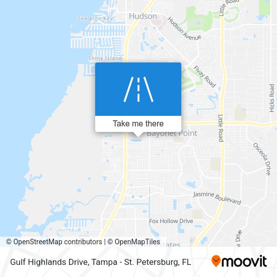 Mapa de Gulf Highlands Drive
