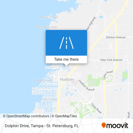 Dolphin Drive map