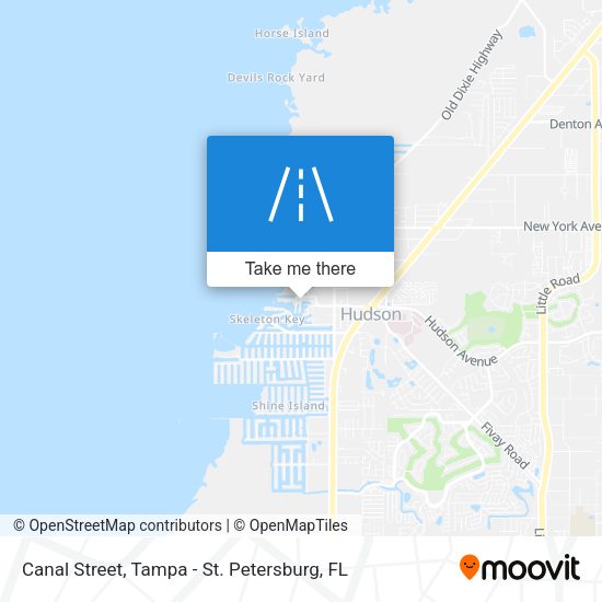 Canal Street map
