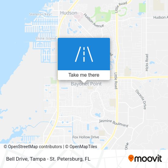 Bell Drive map