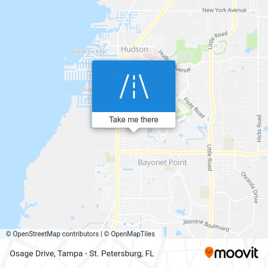 Osage Drive map