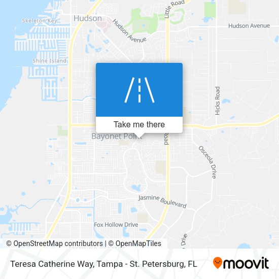 Teresa Catherine Way map