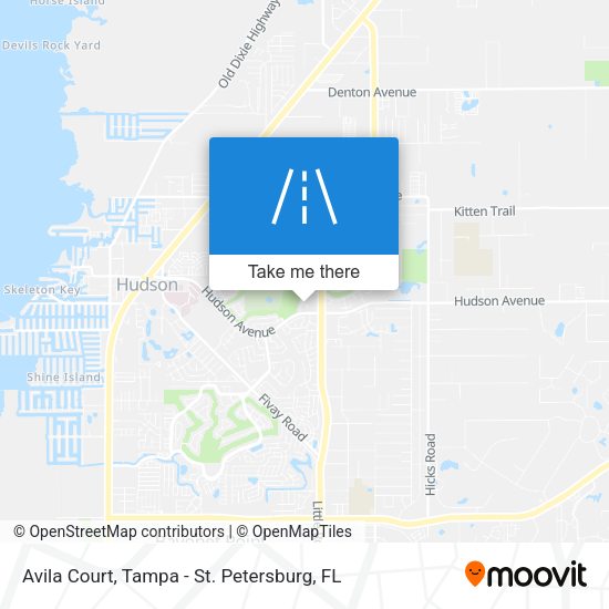Avila Court map