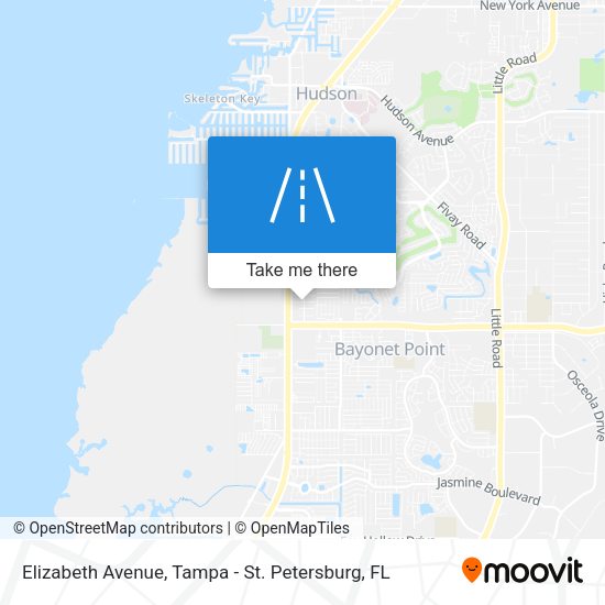 Mapa de Elizabeth Avenue