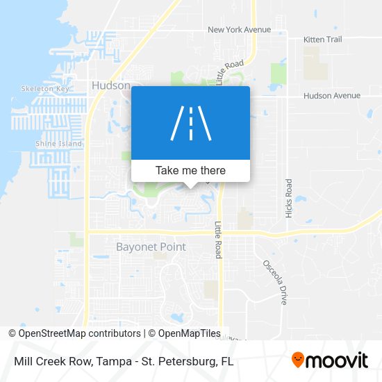 Mill Creek Row map