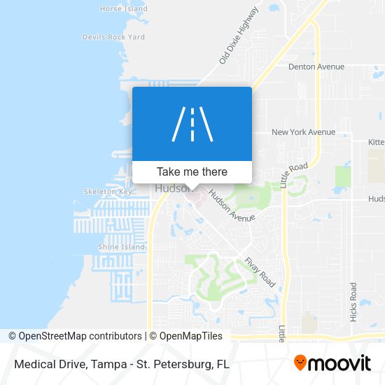 Medical Drive map